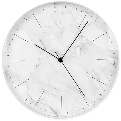 Orologio da parete al quarzo Technoline, plastica, plastica, vetro, dimensioni: Ø 32 cm, 635205 bianco