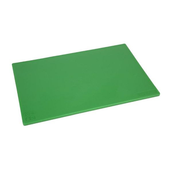 Hygiplas tagliere antibatterico LDPE verde 450x300x10mm, HC858