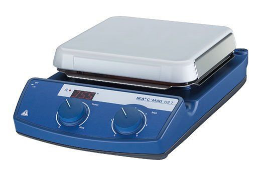 Agitatore magnetico IKA con riscaldamento, piastra in ceramica, C-MAG HS 7, 0003581200