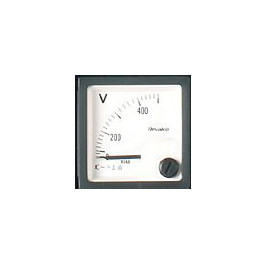 ELMAG misuratore di tensione 1x230 o 400 volt, voltmetro (V) per generatori di corrente (montato), 53332