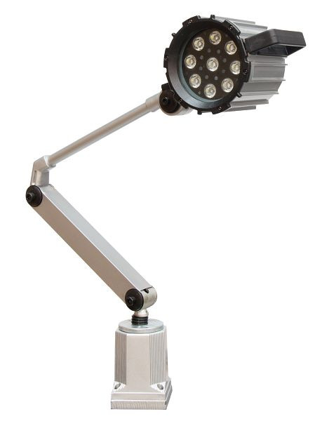 ELMAG Lampada da lavoro a LED media, inferiore con braccio quadrato, 88763