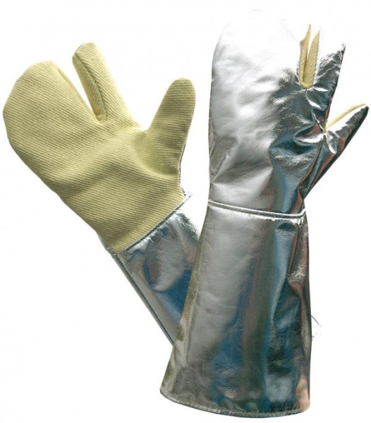 Hase Safety WEGA, guanti termici a 3 dita, tessuto Kevlar 600g, circa 500°C, taglia: 10, 654540