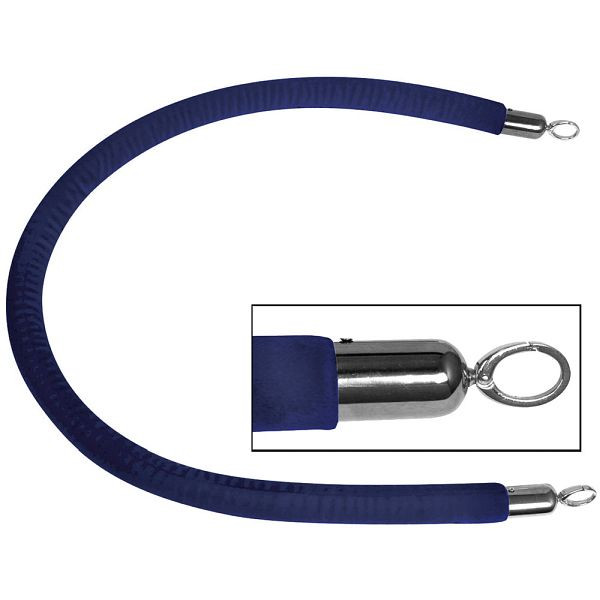 Corda di collegamento Stalgast blu scuro, raccordi cromati, lunghezza 150 cm, BB3210150