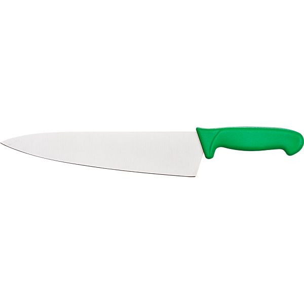 Coltello da cucina Stalgast Premium, HACCP, manico verde, lama in acciaio inossidabile 26 cm, MS2412260