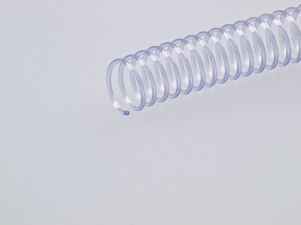 Spirali in plastica RENZ Ø = 14 mm, trasparenti; Passo 6 mm, lunghezza: 32 cm, PU: 100 pezzi, 062140922032