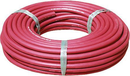 Tubo per ossitaglio ELMAG, 10 m, acetilene (rosso), dimensioni 9x16 mm, EN 559, pacco: 10 m, 55191