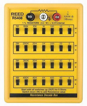 REED Dekadenbox mit 5 Kapazitäts Spektren, R5406