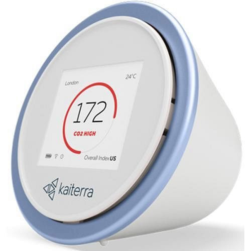 Kaiterra Laser Egg, monitor intelligente della qualità dell'aria, misura PM2,5 (particolato e smog), TVOC (gas nocivi), Egg+ Co2