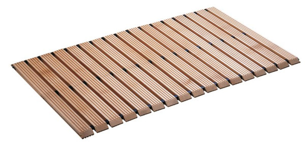 Grigliato in legno KLW con bordi smussati Larghezza: 500 mm, metro lineare, 10/HLA-SK-0500
