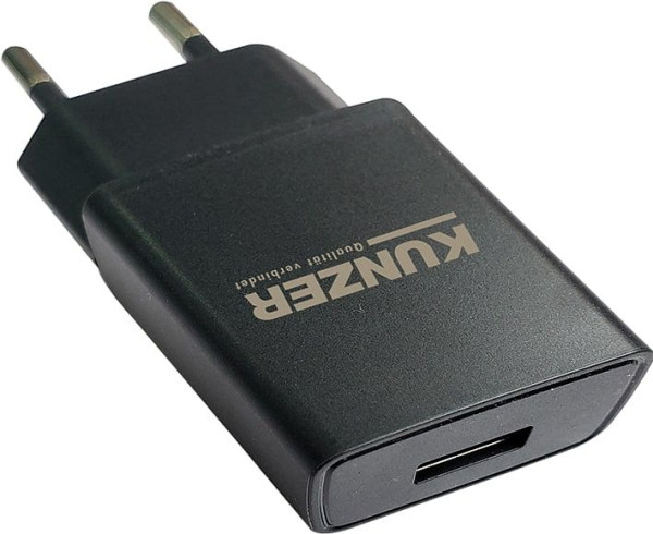 Alimentatore USB Kunzer 230V, 50-60Hz; Uscita: 5 V; 2.000 mA, 7USBL230