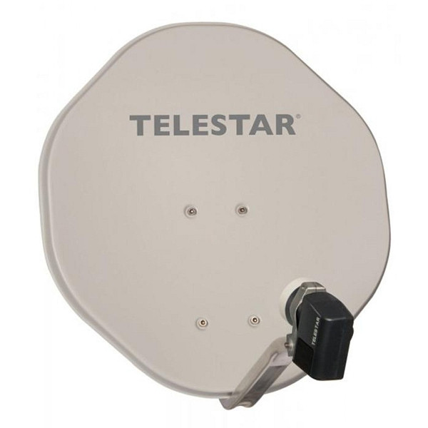 Antenna parabolica TELESTAR ALURAPID 45 Twin LNB, beige, 5102502-AB