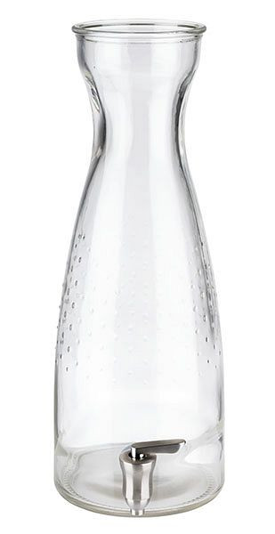 Bicchiere APS compreso rubinetto, Ø 15,5 cm, altezza: 42 cm, contenitore in vetro, 4,5 litri, 10422