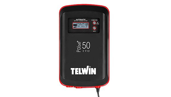 Caricabatterie, caricabatteria di mantenimento e dispositivo di test per batterie Telwin PULSE 50 EVO 230V 12V/24V, 807611