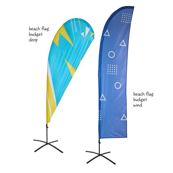 Showdown Visualizza Beachflag Budget Wind and Drop extra large, BFB-XL