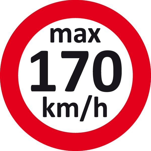 Adesivo velocità Eichner, 170 km/h, PU: 100 pezzi, 9240-00002