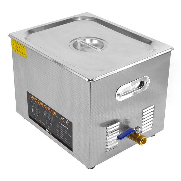 T-Mech Digital Pulitore ad ultrasuoni da 30 litri, timer per la pulizia dell'acciaio, funzione di riscaldamento, cestello, 211419