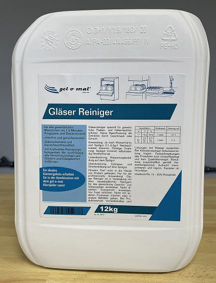 gel-o-mat detergente per vetri tanica da 12 kg, 3075.1