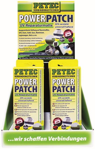 Petec Display Power Patch contenuto 12 pezzi 85150 (75 mm x 150 mm), 85012