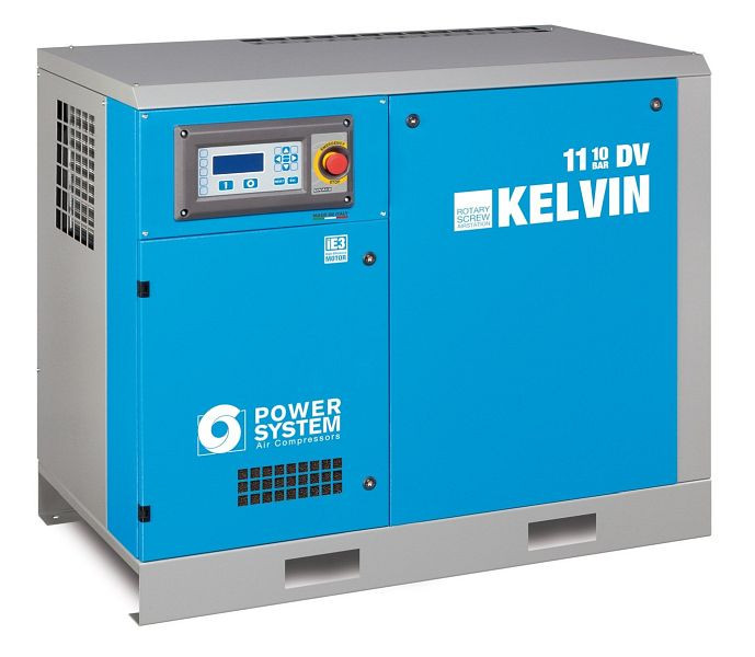 Compressore a vite industriale POWERSYSTEM IND, KELVIN 11-10 DV a velocità variabile, 20140932