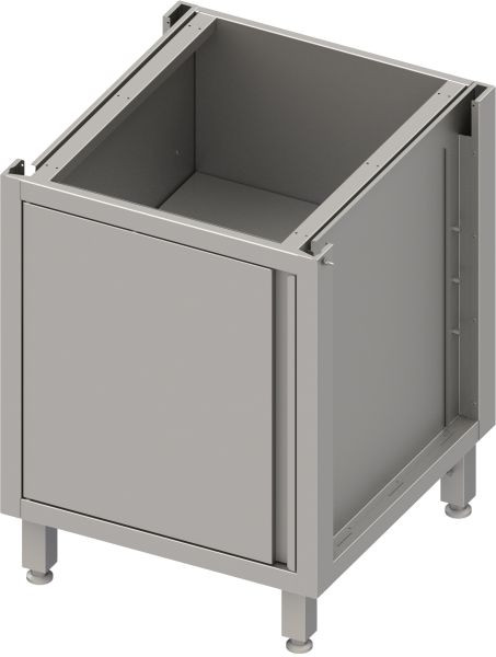 Stalgast scatola base in acciaio inox versione 2.0, per gambe/telaio zoccolo, con anta battente 600x640x660 mm, BX06651