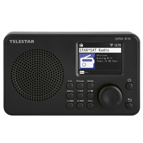 Radio ibrida TELESTAR DIRA M 6i, radio Internet, lettore musicale USB, radio multifunzione compatta, DAB + / FM RDS, WiFi, Bluetooth, 30-016-02