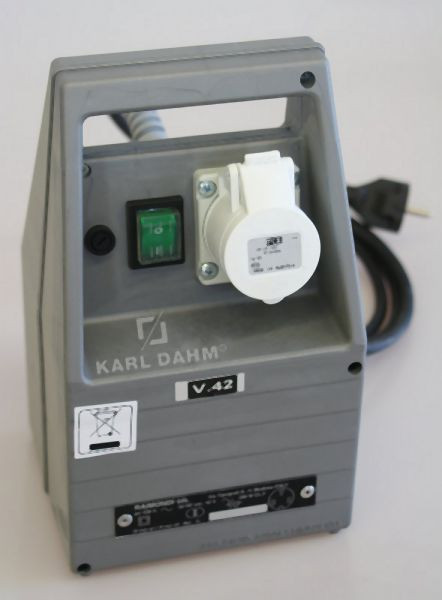 Trasformatore sostitutivo Karl Dahm per macchina vibrante Mastino 40070, 21328