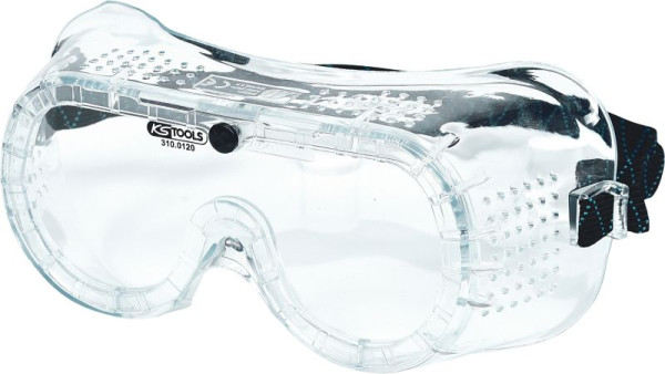 Occhiali di sicurezza KS Tools con elastico trasparente, EN 166, 310.0120