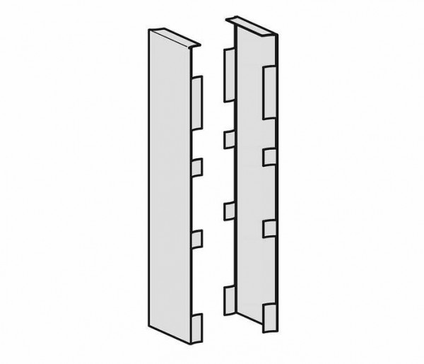 geramöbel set di copertura esterno per due parti laterali con piedi a C, bianco, N-647000-W