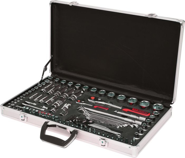 KS Tools Set di chiavi a bussola CHROMEplus 1/4"+1/2", 102 pezzi, 918.0702
