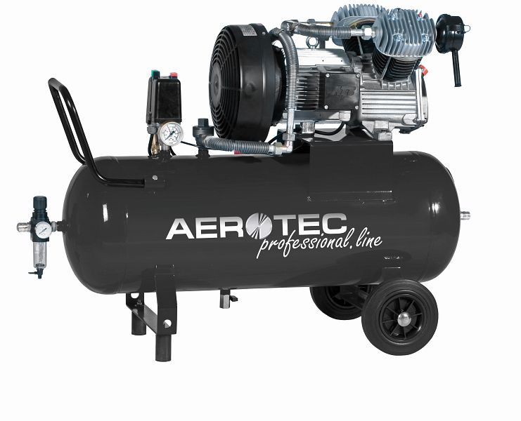 Compressore a pistoni per aria compressa industriale AEROTEC 200 L, quantità di consegna: 600 L/min, 201420071