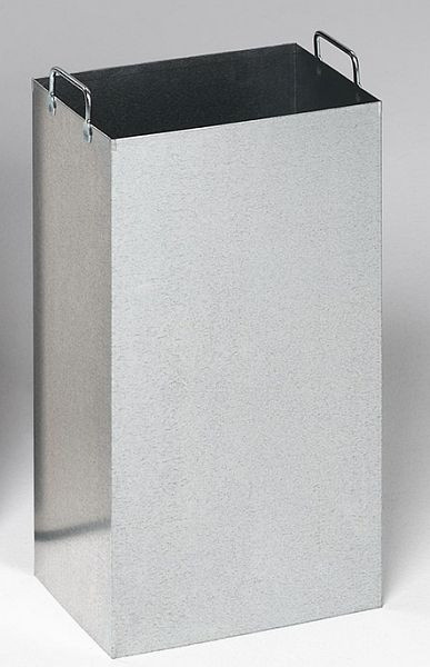 Inserto interno VAR in lamiera d'acciaio zincato, per posacenere VAR / pattumiera 32 litri, 28739