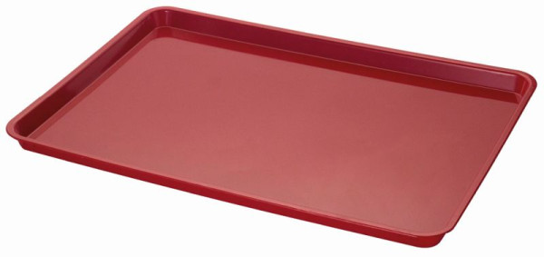 Vassoio Saro in ABS 590 x 410 mm, colore: rosso, confezione da 20, 459-2005