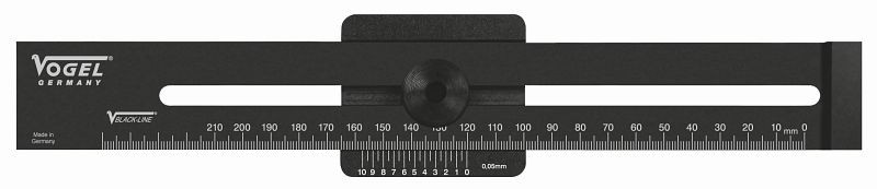 Calibro di marcatura Vogel Germany con vite di bloccaggio, 0,05 mm, 200 mm, 336230