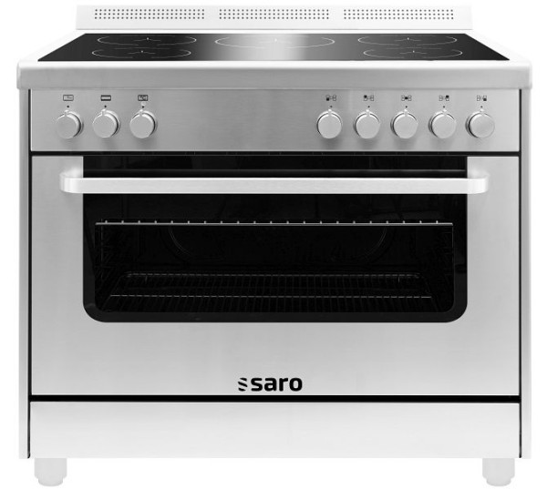 Cucina a induzione Saro + forno elettrico TS95IND61X argento, 331-1200