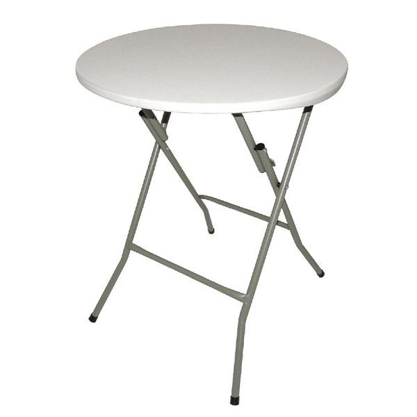 Bolero tavolo rotondo pieghevole bianco 60 cm, CA998