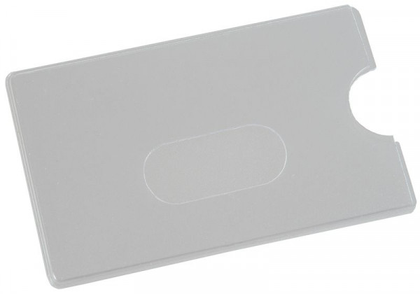 Custodia per carte di credito Eichner in pellicola in PVC, copertina rigida, con pollice e fessura perforata, PU: 10 pezzi, 9707-00161