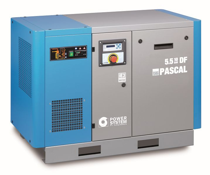 POWERSYSTEM IND compressore a vite industria con essiccatore, sistema di alimentazione PASCAL 3 - 10 bar, 20140902