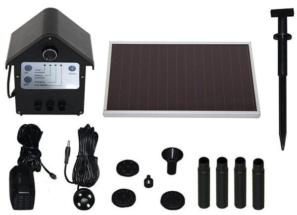 TIP set pompa solare per laghetti SPS 250/6 (set solare 6 V), 30332