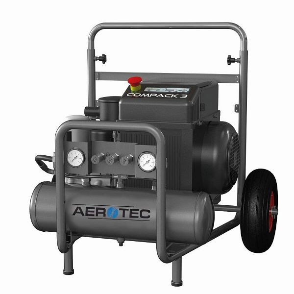 Compressore di montaggio AEROTEC MOBIPACK 2 PRO compressore a vite per cavalletto laterale mobile 230 volt, 150162017