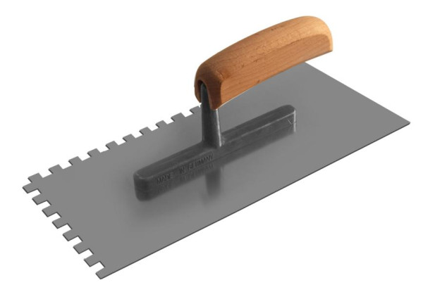 TECTOOL spatola lisciatrice acciaio, legno, 280x130x0,7mm, Ad incastro: E8, 18606