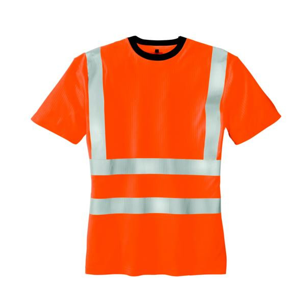 T-shirt teXXor alta visibilità HOOGE, taglia: L, colore: arancione brillante, confezione da 20, 7009-L