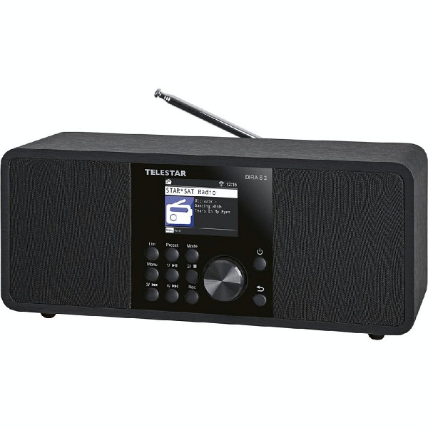 TELESTAR DIRA S 2 radio stereo multifunzione, radio ibrida, DAB+/FM, lettore musicale USB, UPnP, DLNA e Bluetooth 5.1, display a colori TFT LCD, 30-020-02