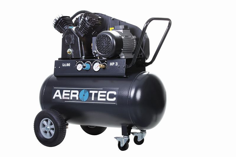 Compressore a pistoni per aria compressa AEROTEC, lubrificato a olio, 500-90 TECH, 2013240