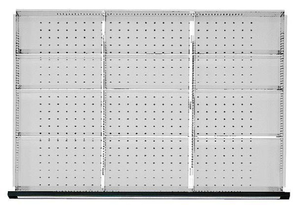 ANKE set di partizioni per cassetti; per cassetto 900 x 600 mm (LxP); 1/3 di divisione