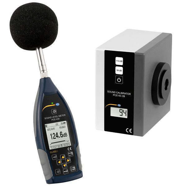 Dispositivo di misurazione del rumore PCE Instruments, PCE-430-SC 09