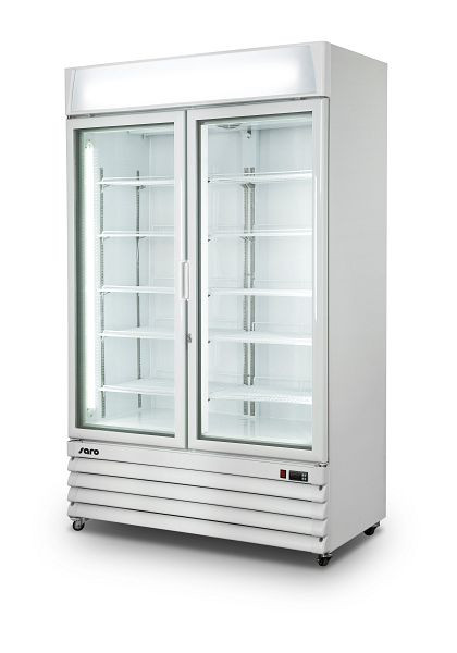 Congelatore Saro con porta in vetro - modello a 2 porte D 800, 453-1009