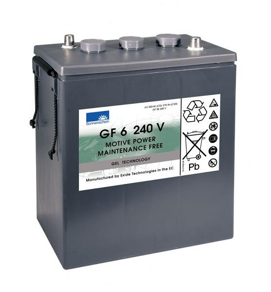 Batteria EXIDE GF 06 240 V, trazione dryfit, assolutamente esente da manutenzione, 130100004