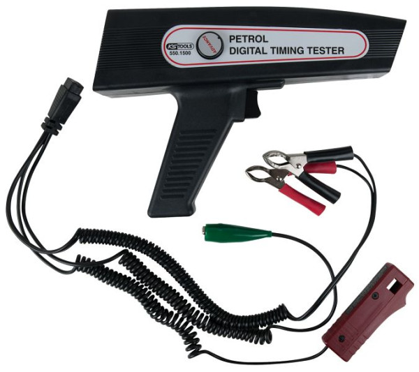 KS Tools Pistola temporizzata per accensione digitale (stroboscopica) con display LED, 550.1500