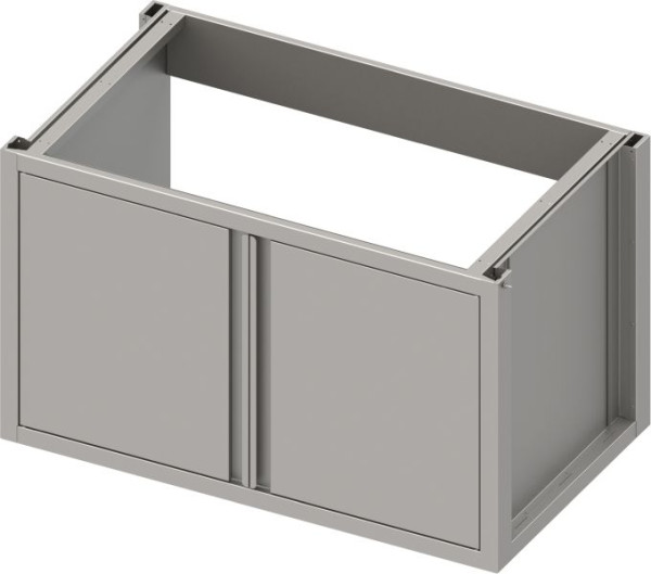 Stalgast box sottolavello in acciaio inox versione 2.0 con ante a battente, costruzione base 800x540x660 mm, BX08571F