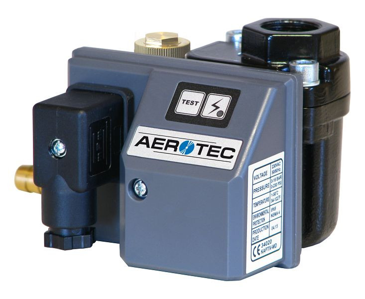 Drenaggio automatico AEROTEC AE 20 - compatto - 230 V, per serbatoi di aria compressa ed essiccatori a ciclo frigorifero, 2009698